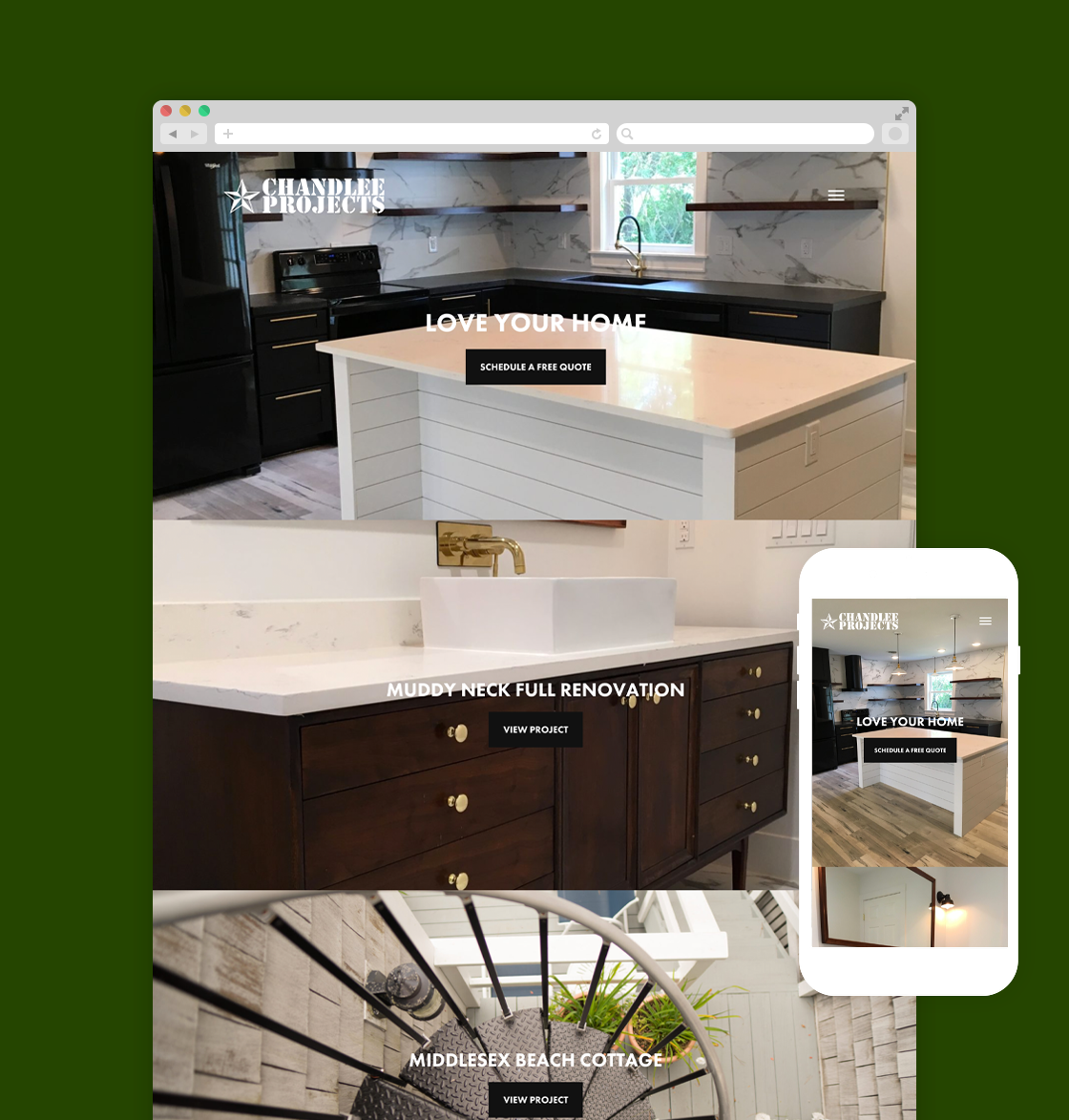 Chandlee Projects website by Sara Chandlee
