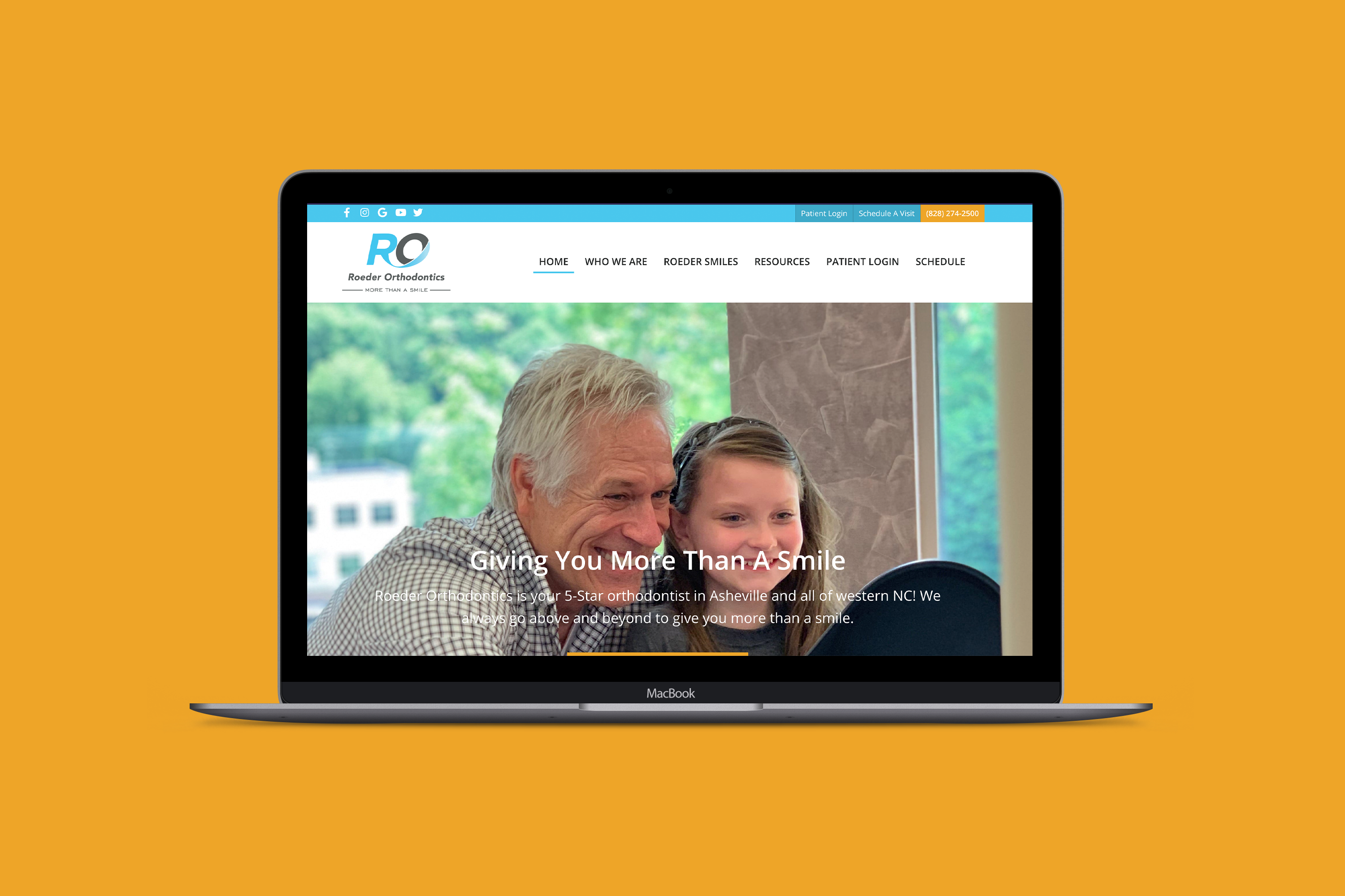 roeder-orthodontics-home Custom Orthodontist Website for Roeder Orthodontics